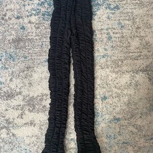 I.AM.GIA Black Textured Leggings